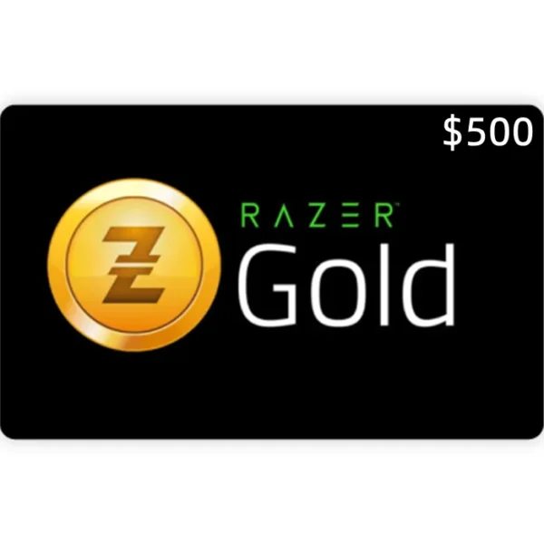 Razer Gold $500 USD Gift Card (Email Delivery)