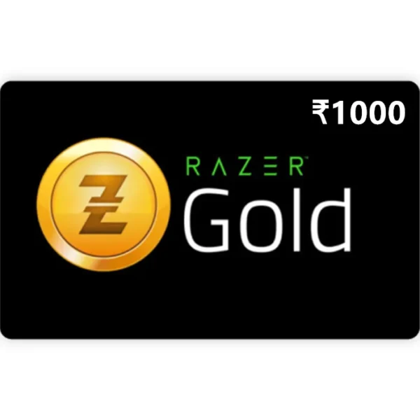 Razer Gold ₹1000 INR Gift Card (Email Delivery)