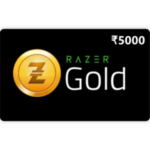 Razer Gold ₹5000 INR Gift Card (Email Delivery)