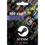 Steam $50 SGD (SG) Digital Gift Card (Email Delivery)