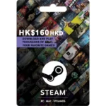 Steam HK$160 HKD Digital Gift Card (Email Delivery)