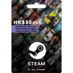 Steam HK$80 HKD Digital Gift Card (Email Delivery)